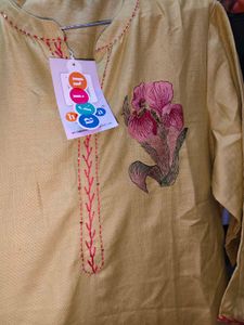 Beautiful Khadi Kurta Of My Shop