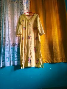 Elegant Yellow Kurta Set with Dupatta