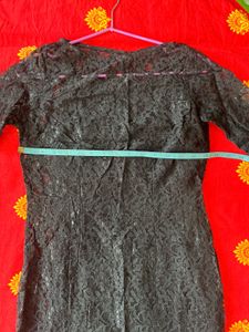 Elegant Black Lace Dress