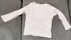 Full Sleeves White Tshirt cotton