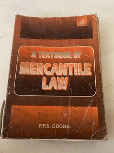 A Textbook of Mercantile Law