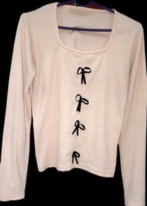 Square neck full sleeve top for girls and women