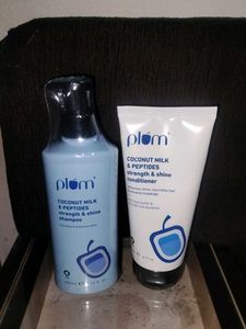 Plum Coconut Milk & Peptides Shampoo & Conditioner