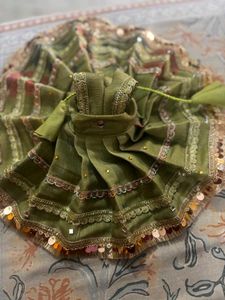 Green Dress for Krishna Idol only 1 dres