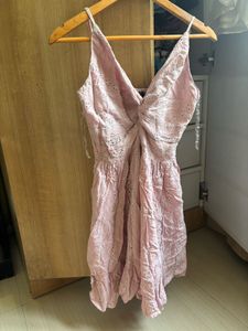 Cute Pink Eyelet Dress