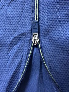 Asics Blue Hooded Track Jacket
