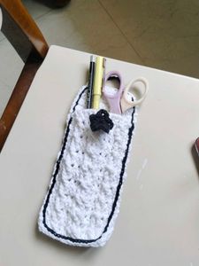 Handmade Crochet stationery Pouch