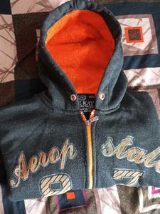 Aeropostale '87 New York Zip-Up Hoodie