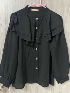 Black office formal shirt