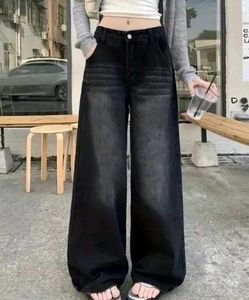 Wide Leg Black Jeans