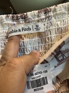 A&amp;F Smocked Poplin Dress with Pockets