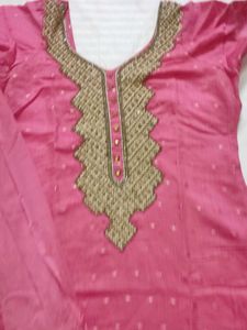 Pink Embroidered Salwar Suit