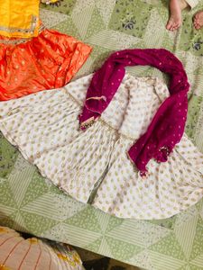 kids / girls gharara kurta dupatta set