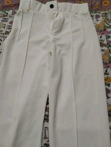 Elegant White Palazzos