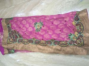 Saree lehanga style used 2 times occasional wear