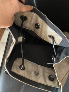 Button Closure Tote Bag