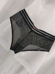 victoria's secret Black Lace Briefs