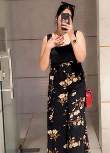 Chic Floral Print Jumpsuit