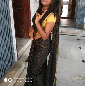 Black saree