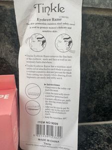Boob Tape &amp; Eyebrow Razors Set