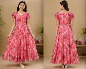 Bohemian Floral Print Midi Dress