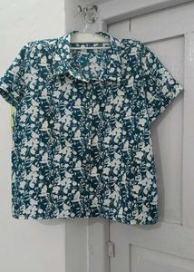 Floral Print Short Sleeve Shirt