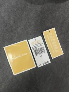 Michael Kors Silver Jet Set Travel Tote Bag