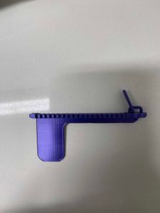 Zipper bookmark and bike reader 3d printed