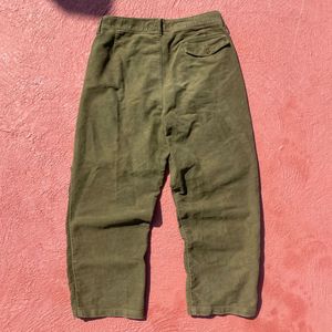 Vintage Made In Italy 🇮🇹 Olive Pleated Pants