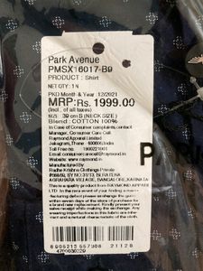 Brand New Park Avenue Shirts For Men