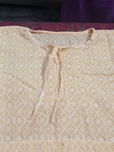 Elegant Embroidered chikankari Kaftan