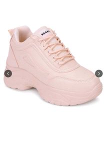 Pink Chunky Sole Sneakers