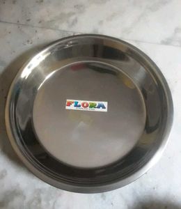 Flora and surbhi Stainless Steel thal