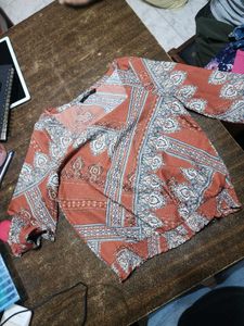 Sale!! Boho Print Long Sleeve Top