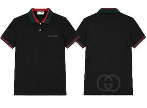 Black Gucci Polo T-Shirt made in USA