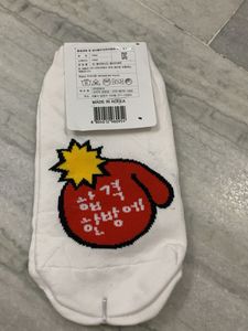 Lee Cotton White Cartoon Socks