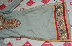 Embroidered  kurta set with beutiful dupatta