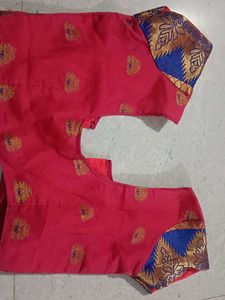Beautiful pink &amp; Blue Saree