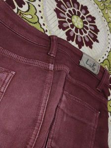 Burgundy Cargo Pants