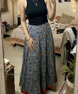 Cotton long Skirt