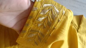 yellow daily wear kurti
