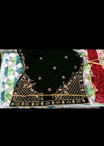 Embroidered Velvet Dupatta