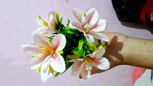 Beautiful Artificial Lily Flower Arrangement