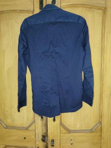 Men's Classic Blue Button-Down Shirt