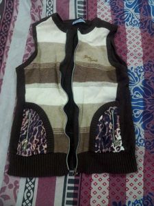 Striped Knit Vest
