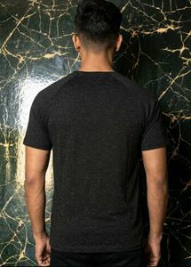Men's Black Speckled T-Shirt