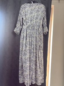 Elegant Floral Print Maxi Dress