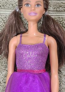 Sparkly Purple Doll Dress