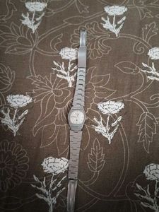 Elegant Silver-Tone Watch