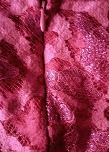 Smocked Classic Pink Patterned Long Sleeve Top